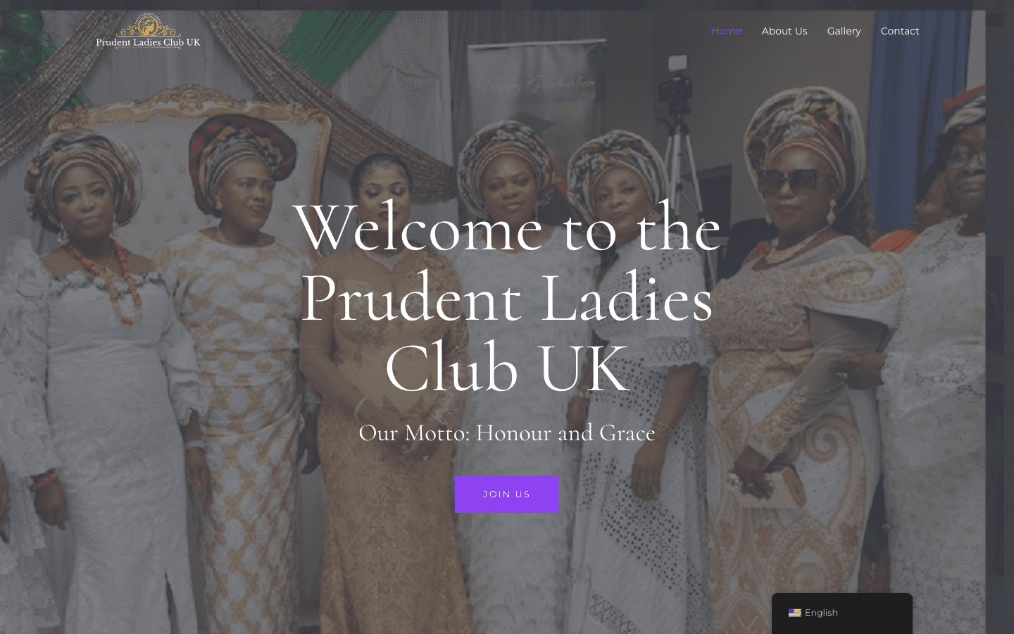 Prudent Ladies Club UK website